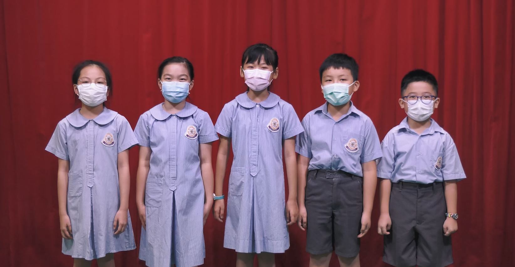 東華三院馬錦燦紀念小學 3A班 梁浩鋒、李康輝、吳晞琳、傅羨殷、3I班 唐佩琳